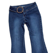 Y2K Belted Low Rise Flares (M)