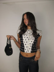 Polka Dot Blouse (XS)