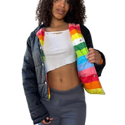 Fiorucci Rainbow Lined Puffer Jacket (S/L)