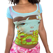 Custo Barcelona Graphic Baby Tee (S)