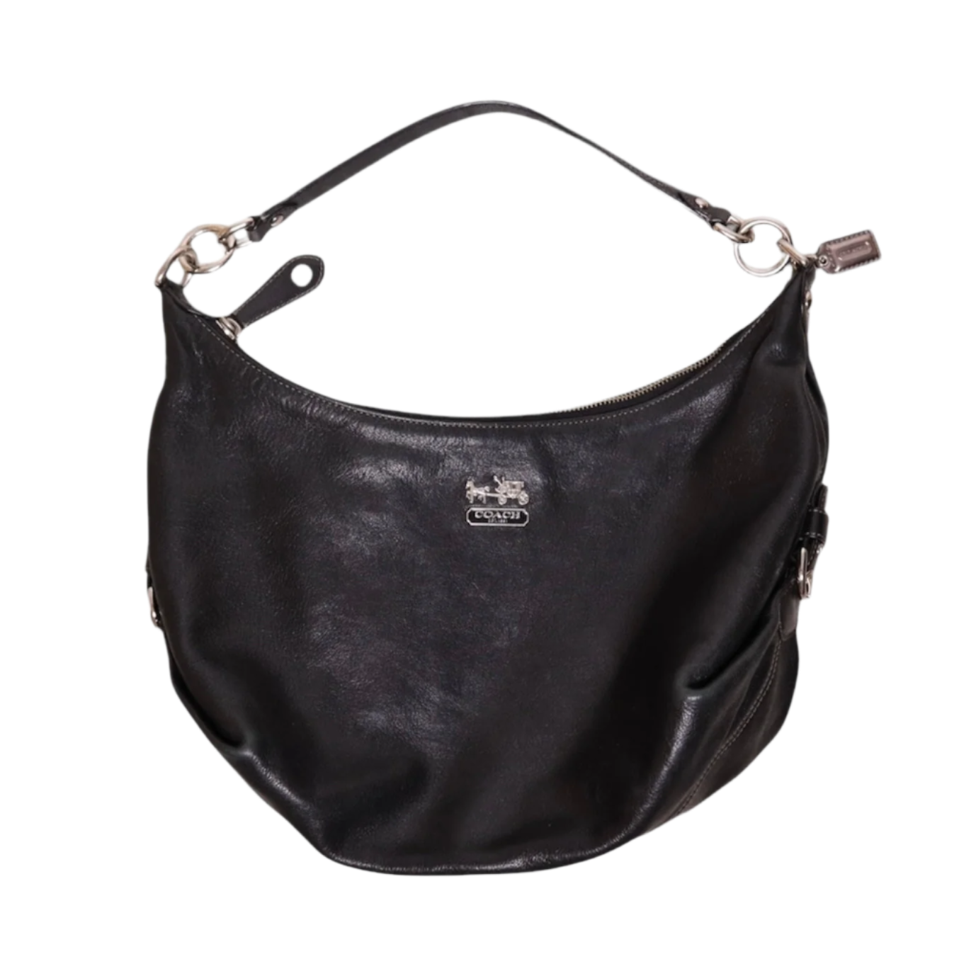 Y2K COACH Black Leather Purse