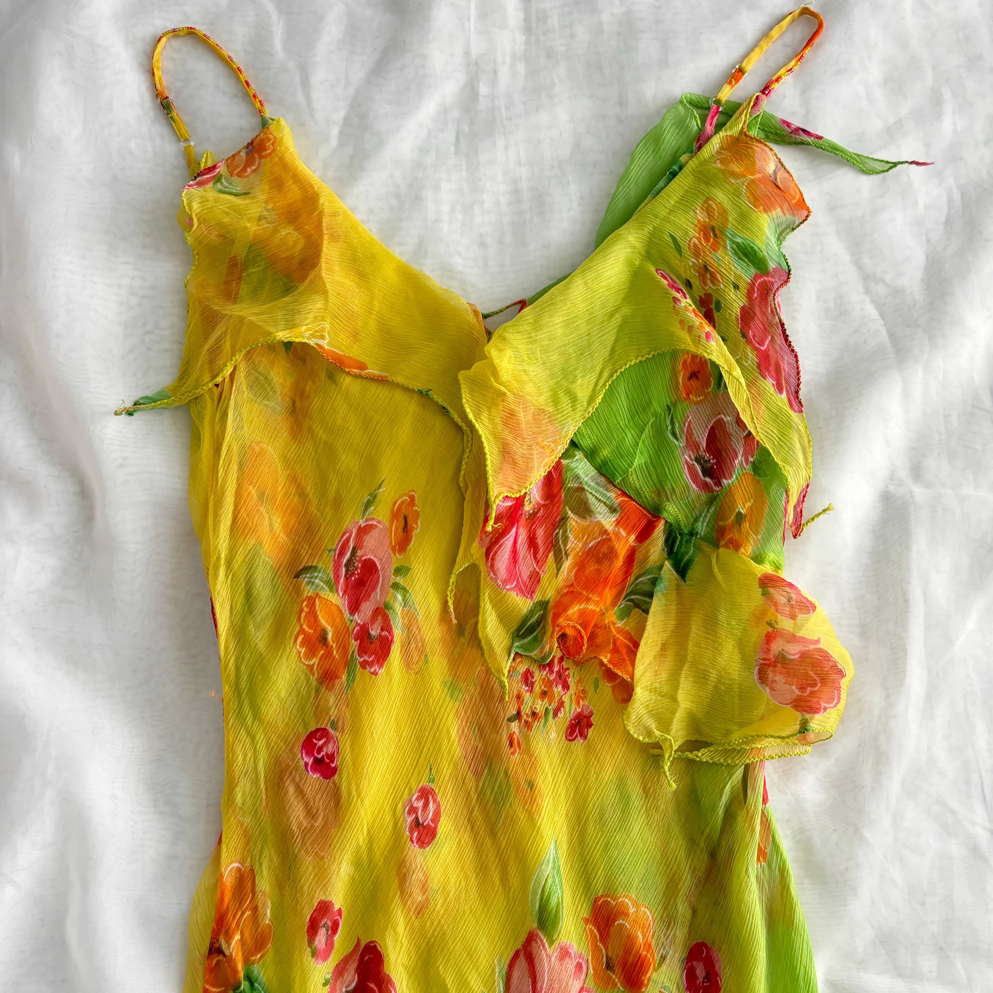 Deadstock Rene Derhy Floral Dress (M/L)
