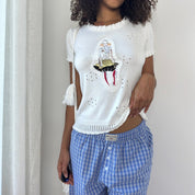 Christian Lacroix Embroidered Top and Matching Bag (S/M)