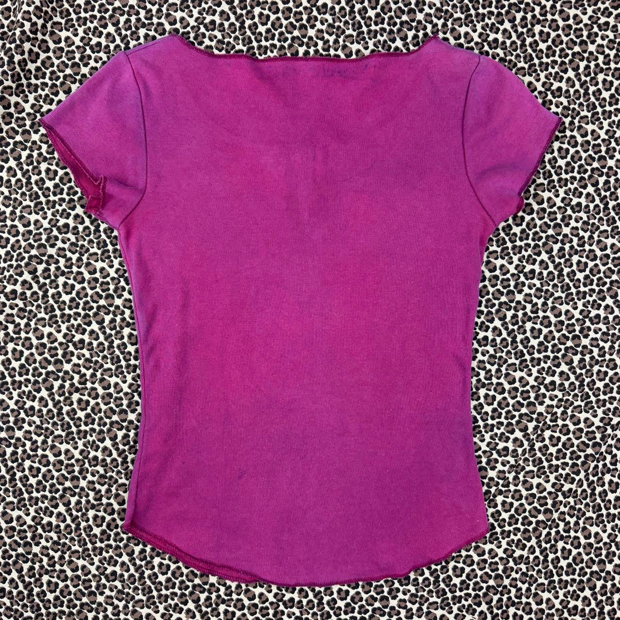 Vivienne Westwood Purple Overdye Baby Tee (XS/S)