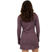 Purple Mini Sweater Dress (M)