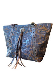 American West Baroque Zip-Top Bucket Tote