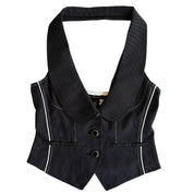 Y2K Corpcore Suit Vest (M)