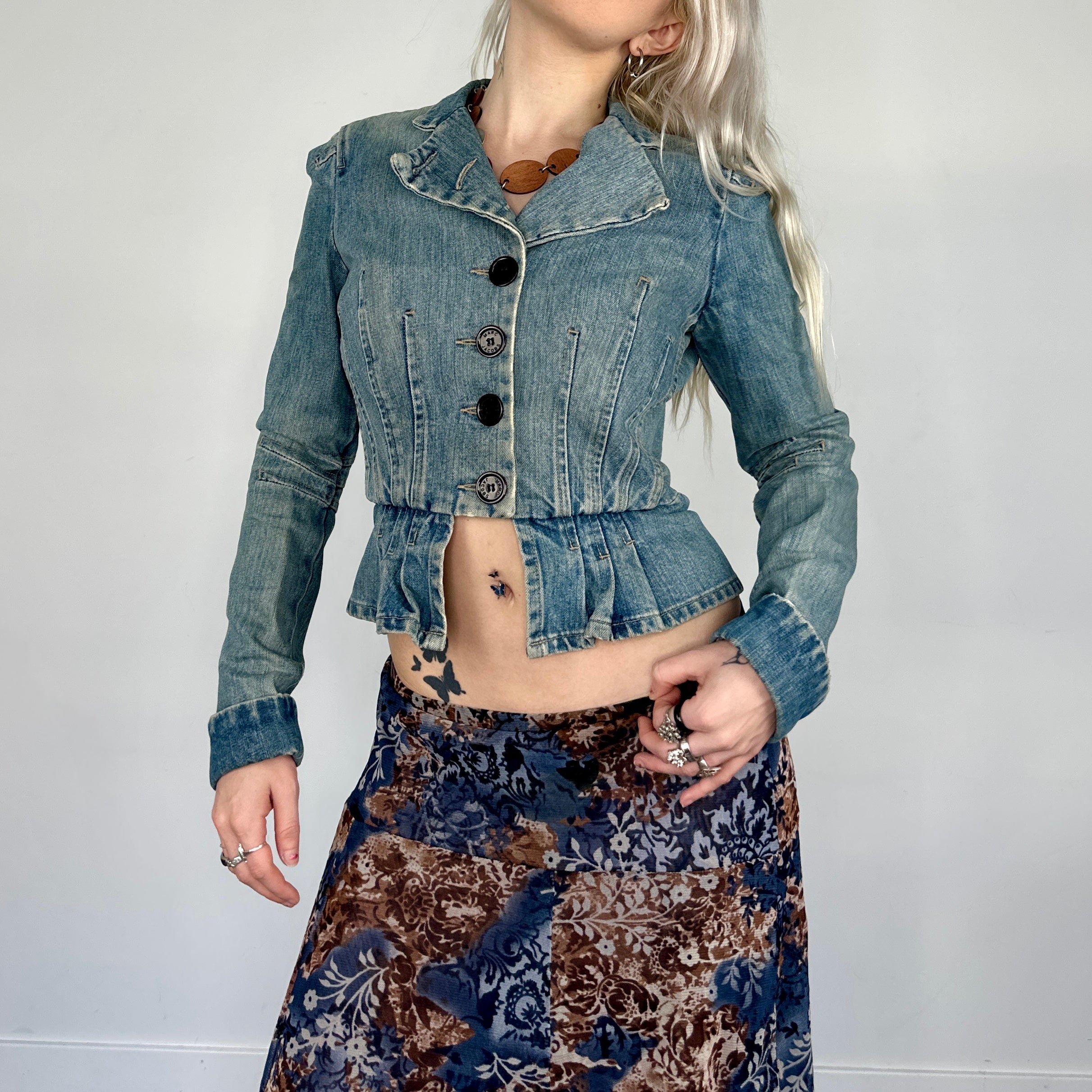 Marc Jacobs Denim Fitted Jacket (S)