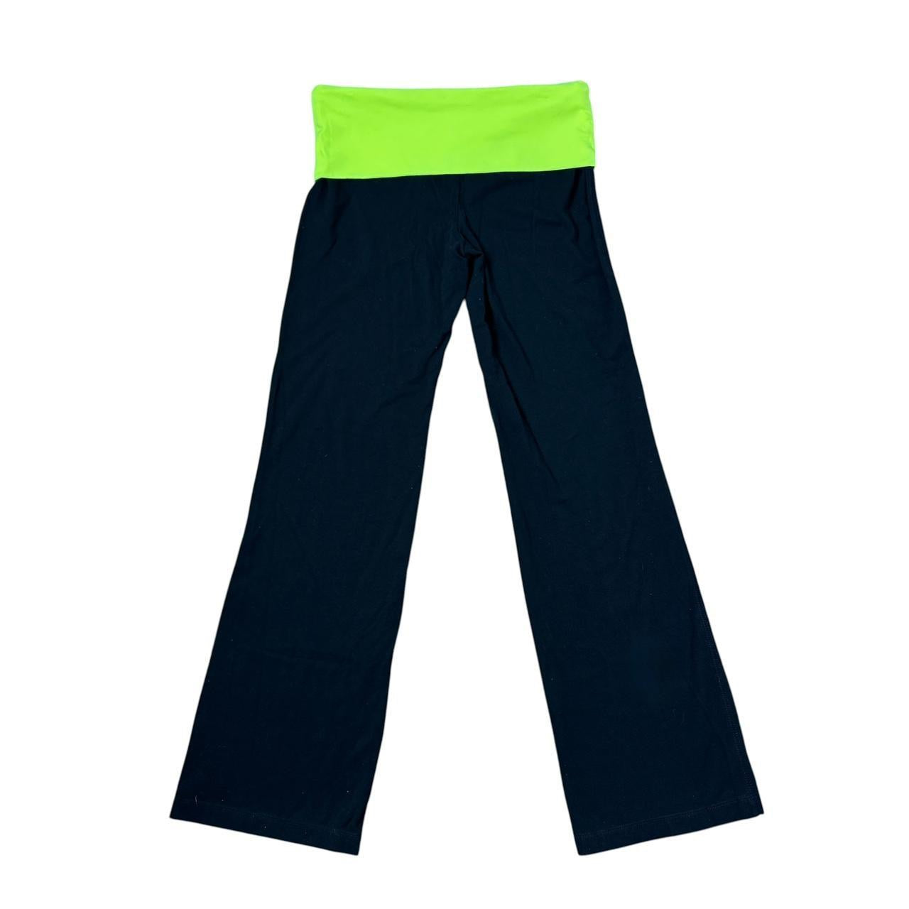 Y2K Neon Green Fold Over Flares (M/L)
