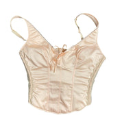 Blumarine pastel pink corset bustier top (S/M)