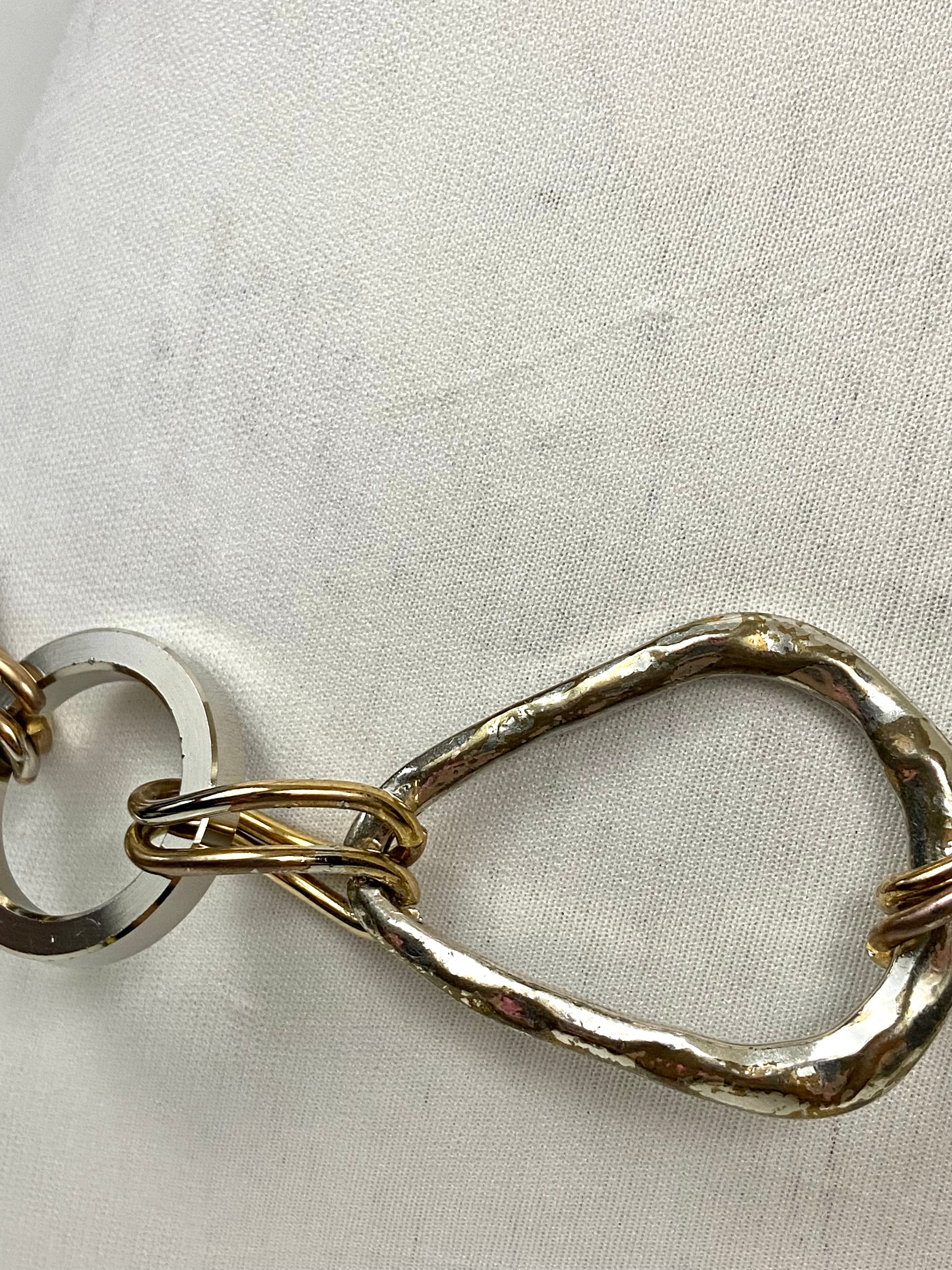 Gold & silver waist chain belt