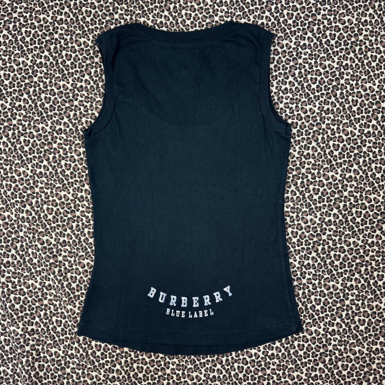 Burberry Blue Label “Pure Preppy Girl” Rhinestone Tank (S)