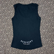 Burberry Blue Label “Pure Preppy Girl” Rhinestone Tank (S)