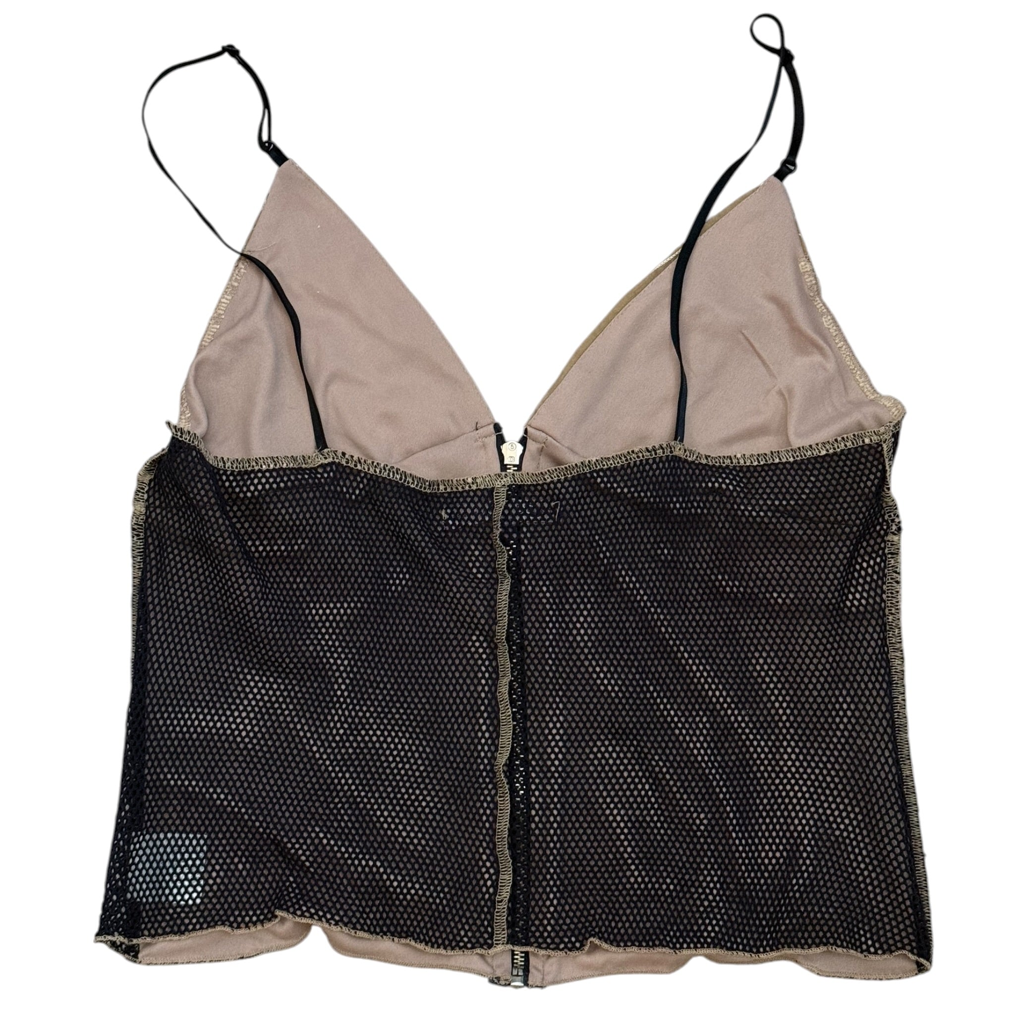 Y2K Halé Bob fairy mermaid mesh embellished top (M)
