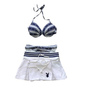 Playboy Bikini + Skirt Set (XS)
