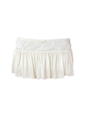 Vanilla Ribbon Micro Skirt (XS-L)