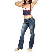 Cheeky Lace Jeans (XS-XXL)