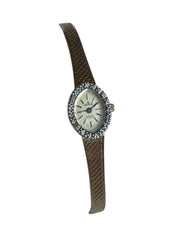 Vintage Genuine Diamond Bezel Watch