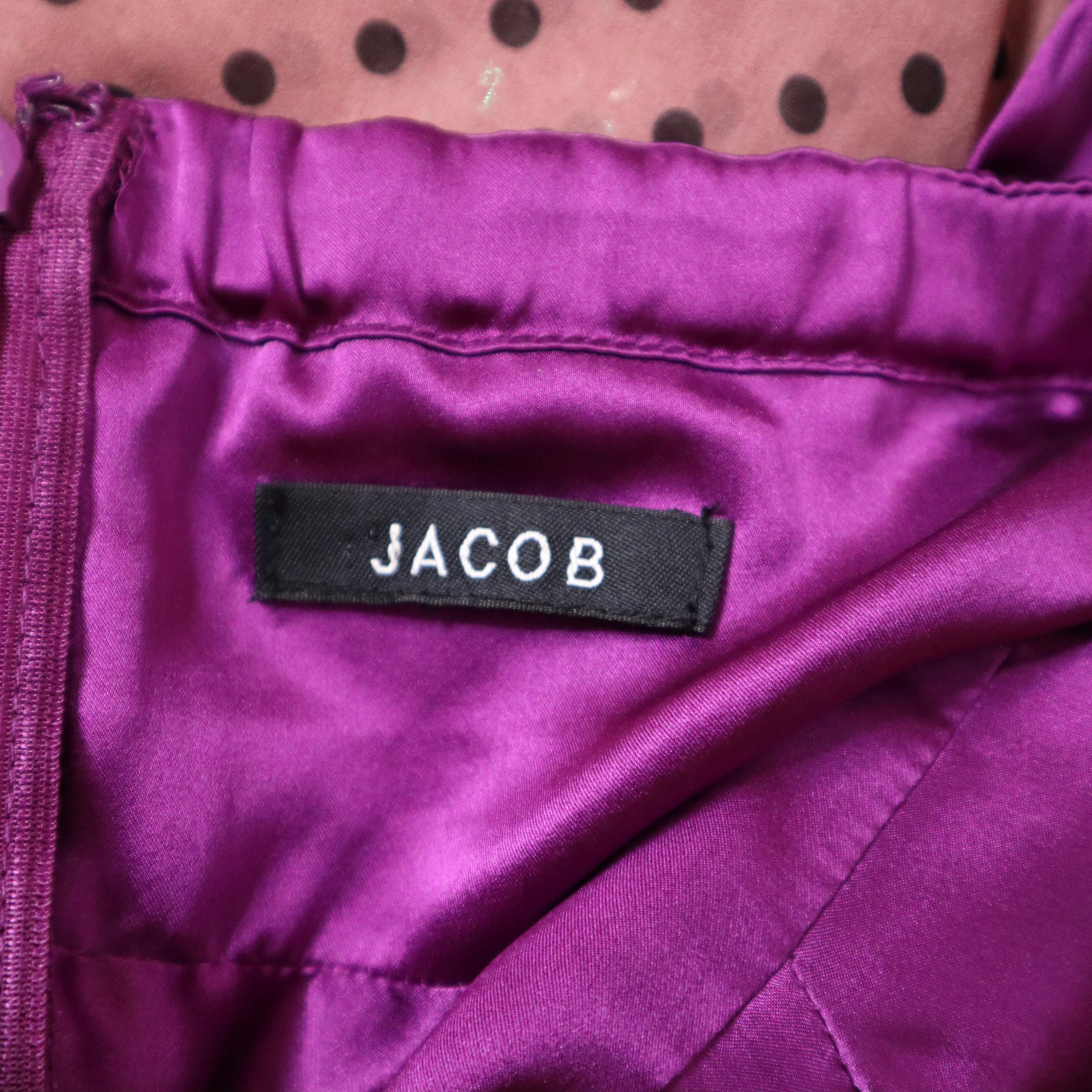 Y2K Fuchsia Silk Halter Top (XS)