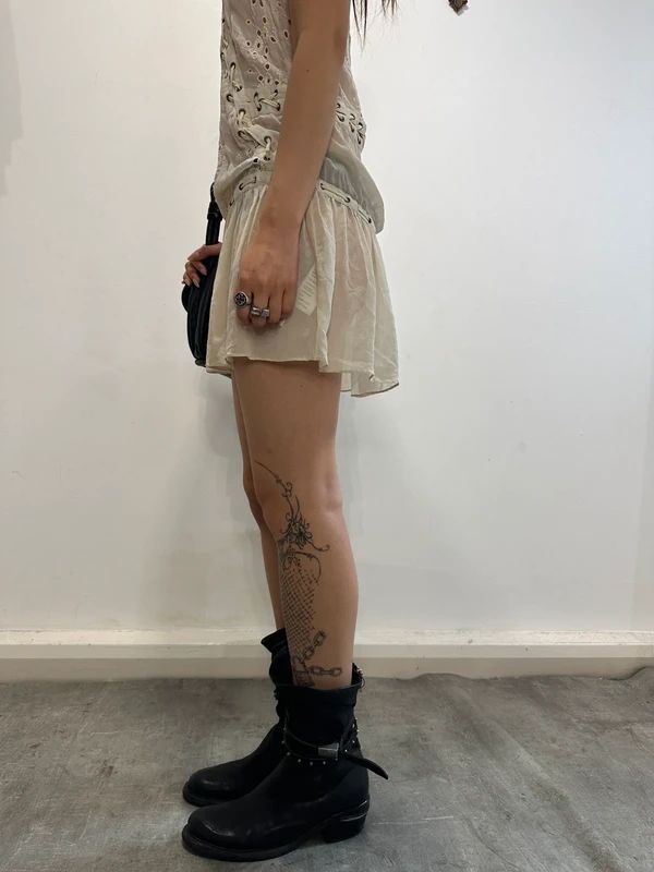 Vintage AllSaints 100% Silk Floaty Mini Dress (XS/S)