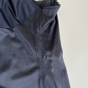 Vintage black midi slip (S/M)