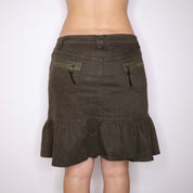 Y2K MARELLA Green Denim Skirt (M)