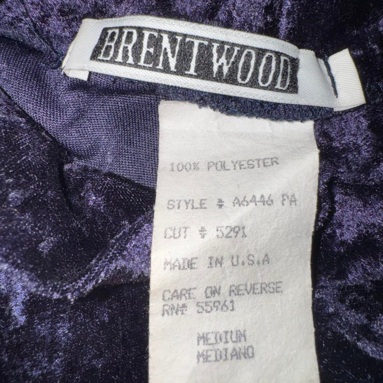 90s Velvet Turtleneck Mini Dress (M)