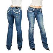 Miss Me Y2K Low Rise Jeans (S/M)
