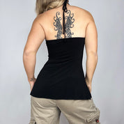 Y2K O-Ring Halter Top (S)