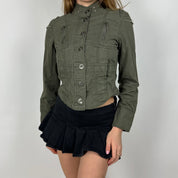 00’s Military Style Jacket (S/M)