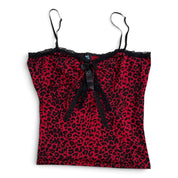 Y2K Jessica Louise leopard lolly cami (L/XL)