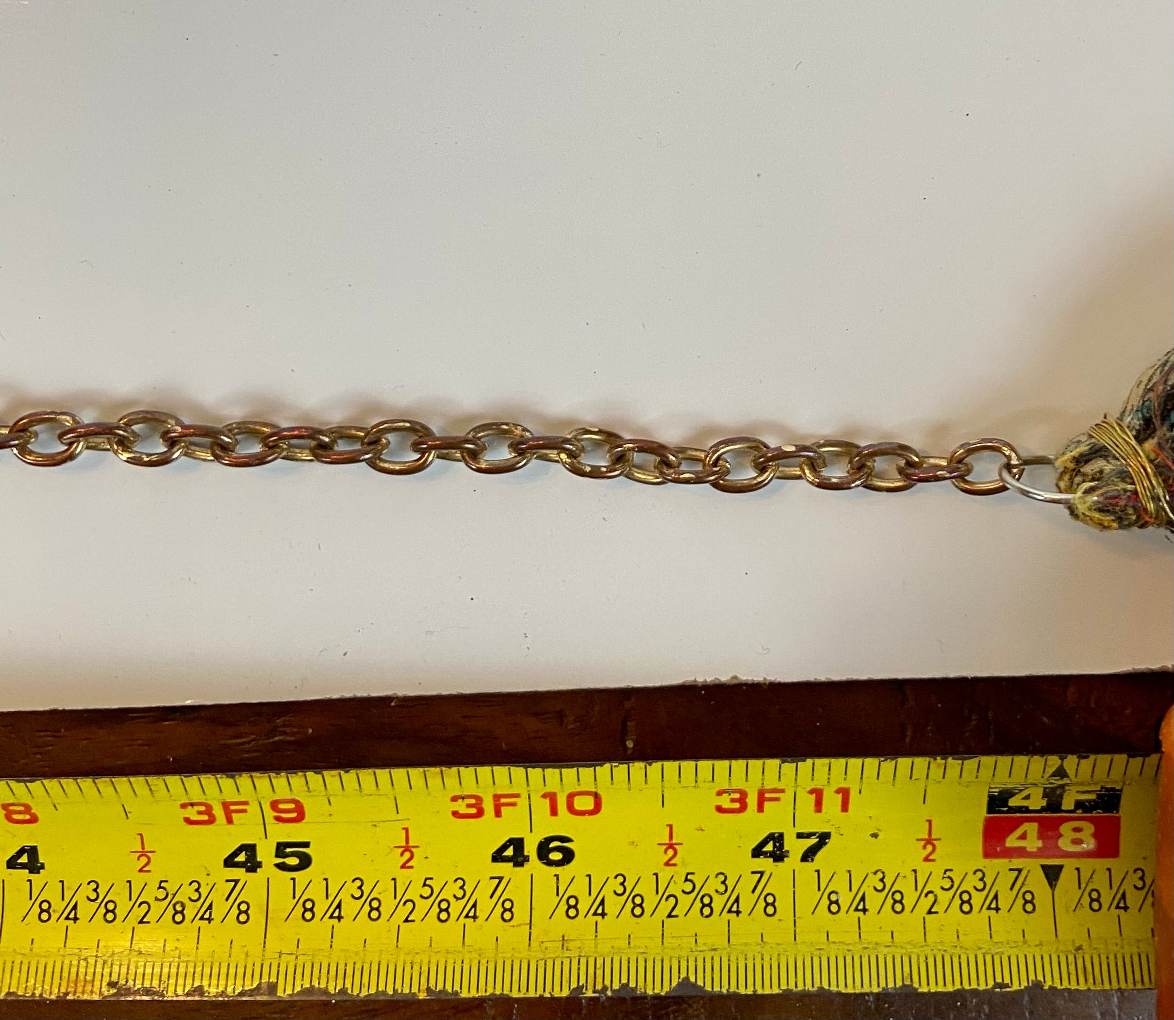 Boho fabric beads layered belt