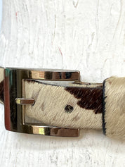 Haircalf Cow Print Belt