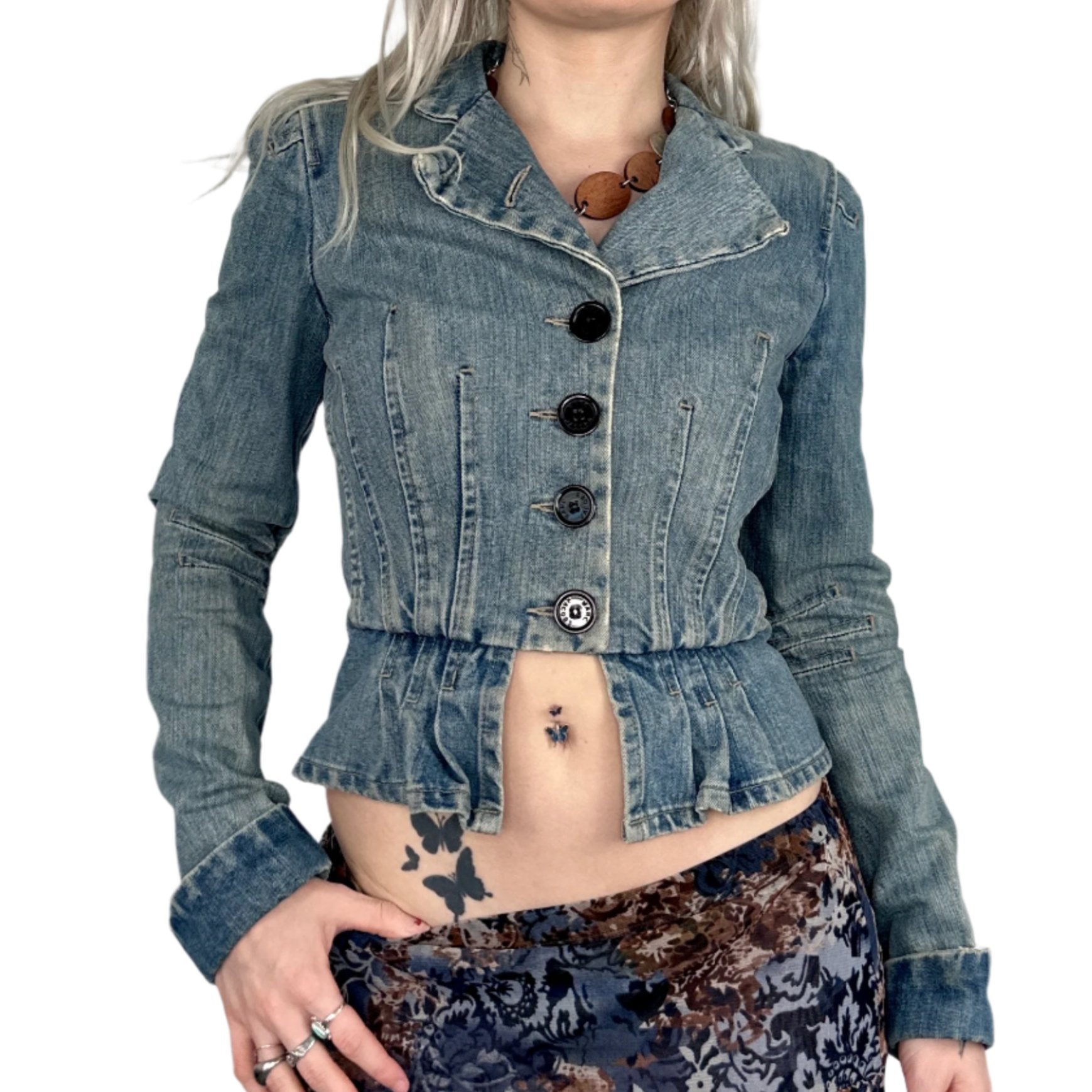 Marc Jacobs Denim Fitted Jacket (S)