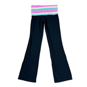 Y2K Striped Waistband Fold Over Flares (S)