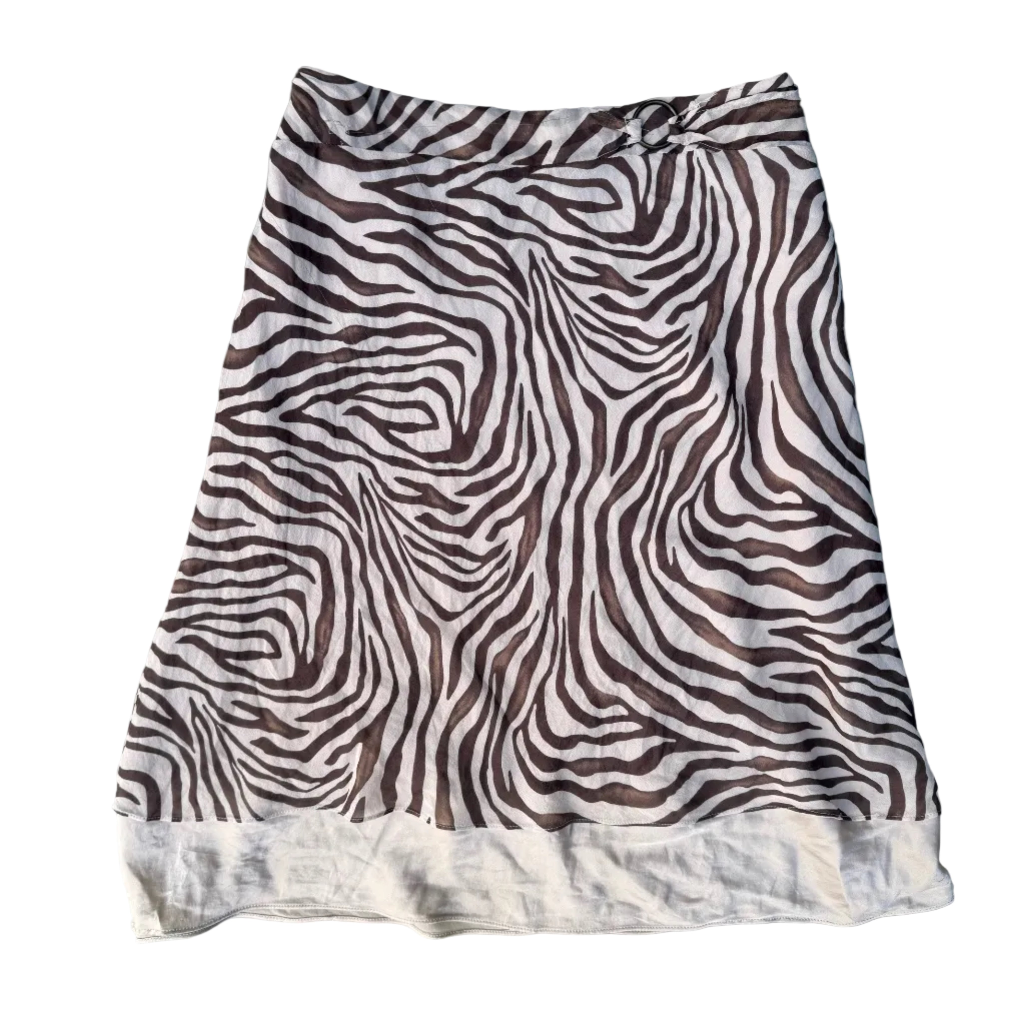 Context Silk Zebra Skirt (S)