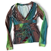 Y2K dragon longsleeve graphic (M/L)