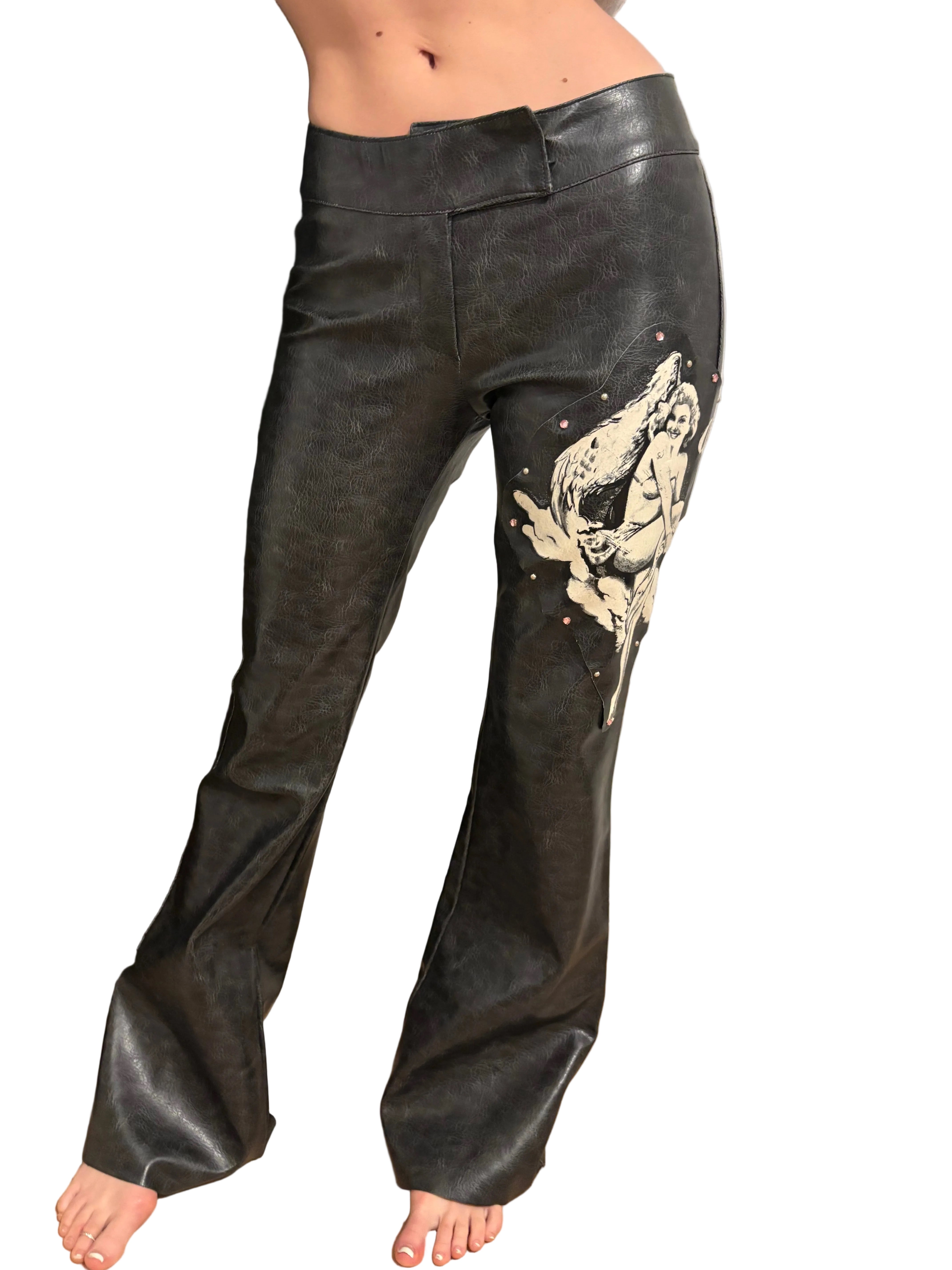 Vintage Euro Leather Pants (S/M) – Holy Thrift