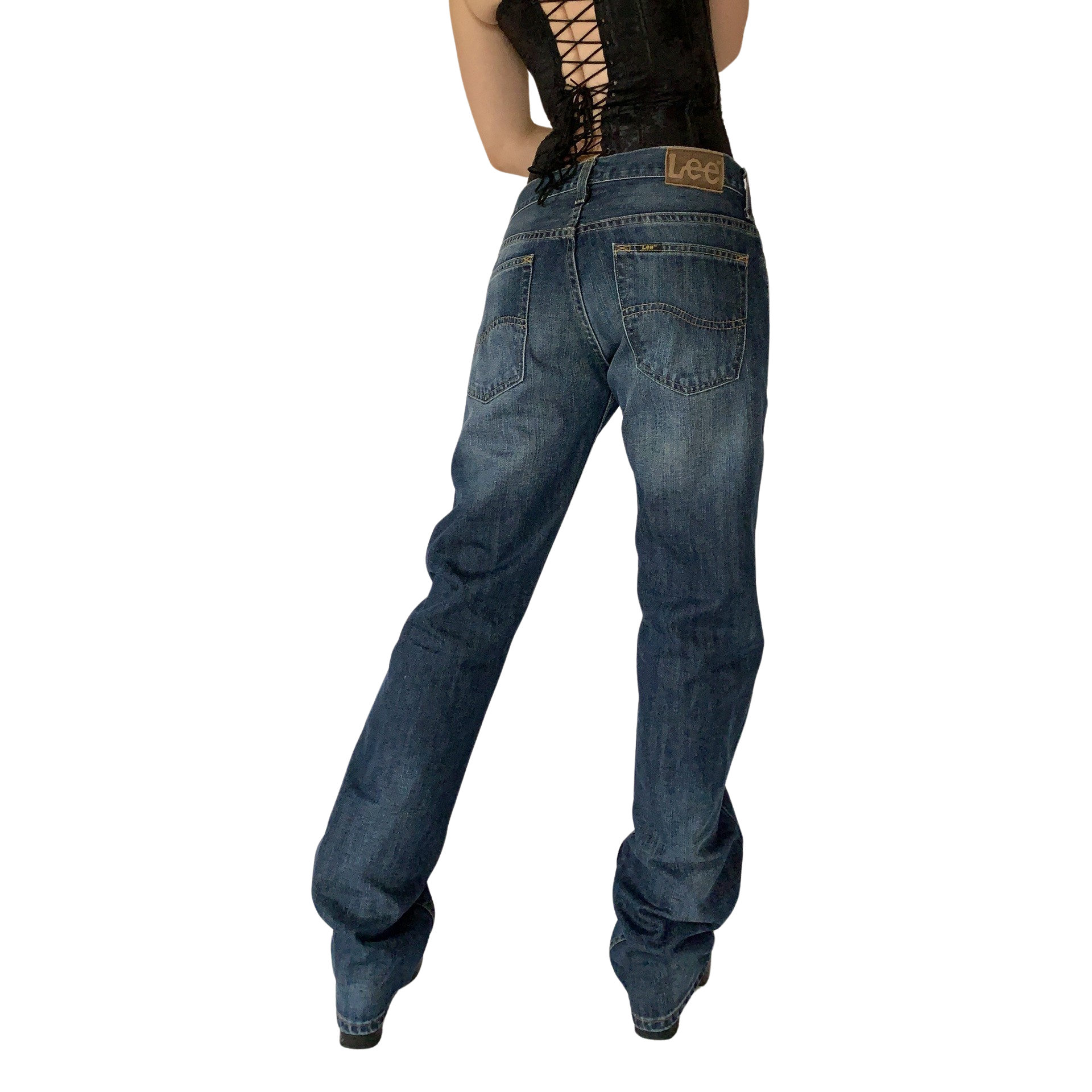 2000s Boyfriend Jeans (M)