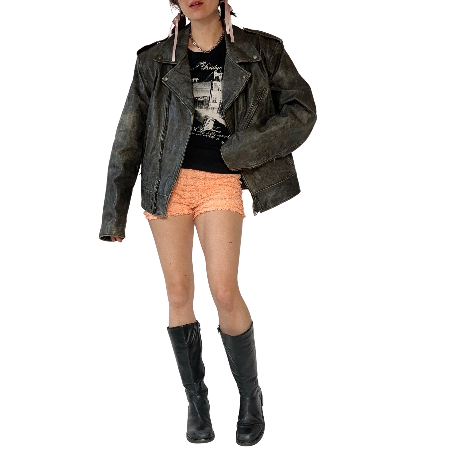 90s Biker Jacket (XL)