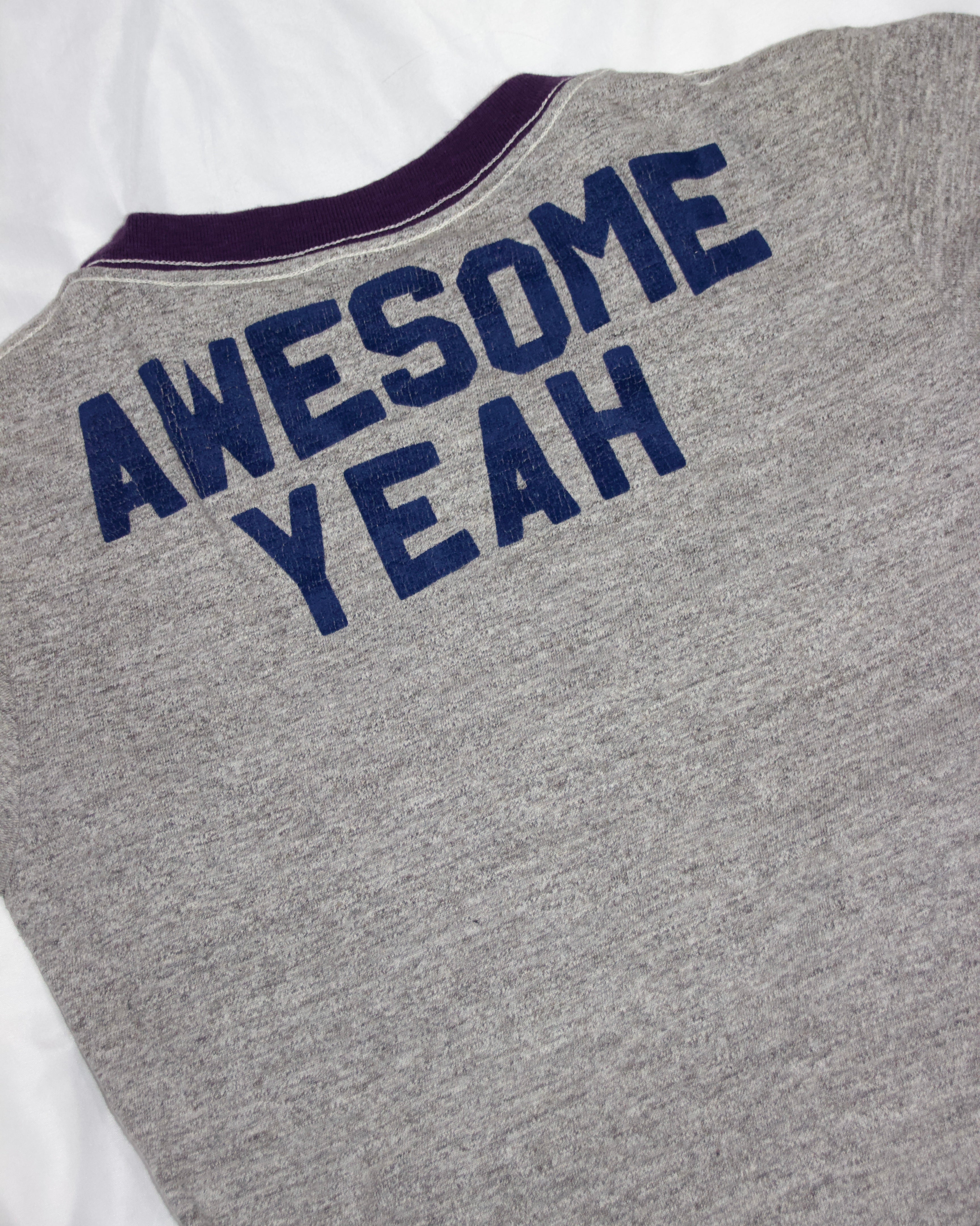 Denim Dungaree "I'm Hip" Ringer Tee (S)