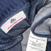 Fornarina Medieval-Style Puff Sleeve Denim Jacket (S)