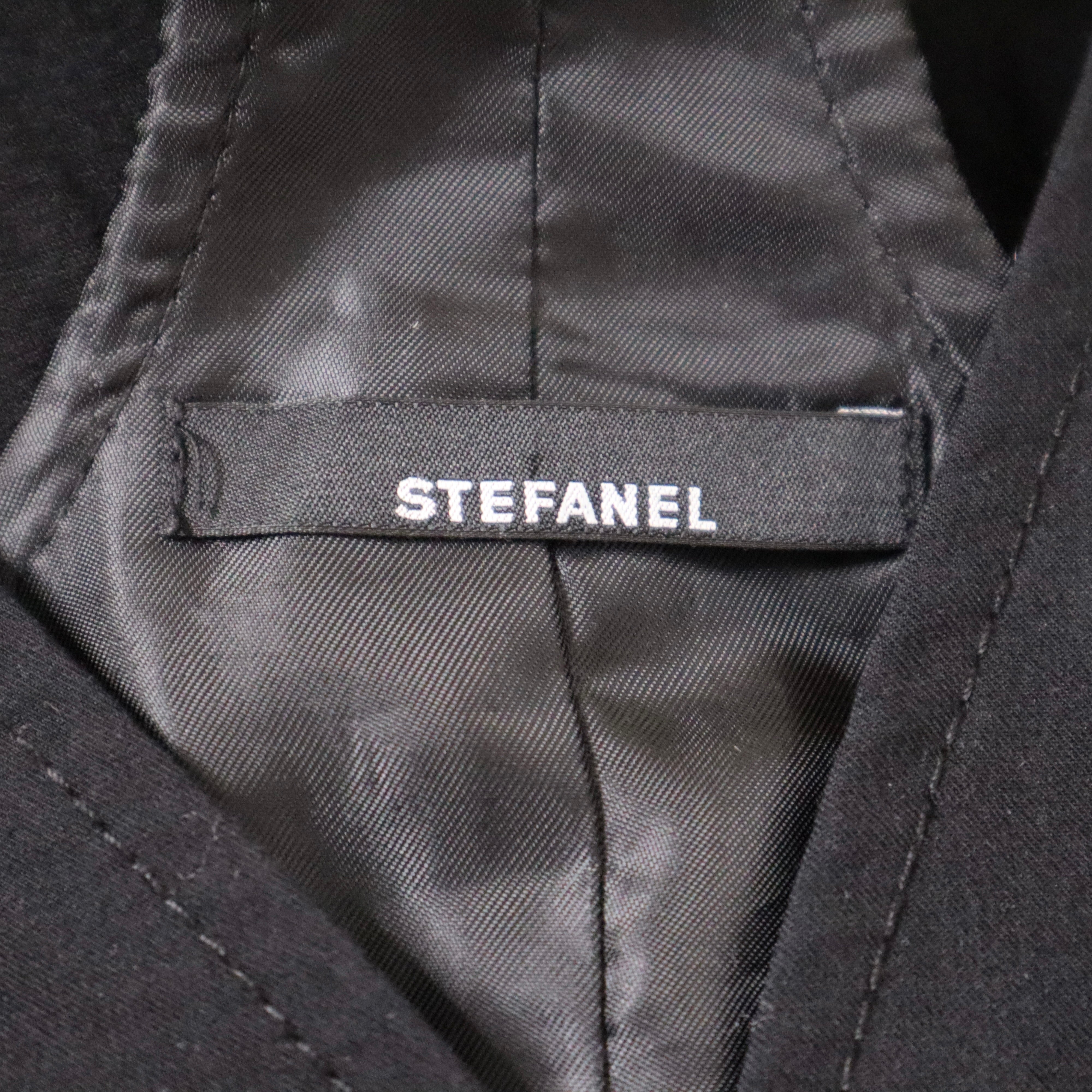 Y2K Black Waistcoat Vest (M)