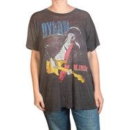 80s Bob Dylan Concert Band T-Shirt (L)