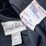 90s Velvet Ruffle Cardigan (S)