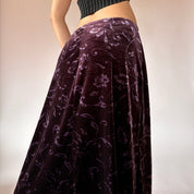 90s Deadstock Velvet Skirt (M)