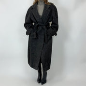 Vintage 80’s Italian Wrap Coat (L/XL/oversized fit)