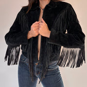 80s Wilson’s Leather Fringe Jacket (S)