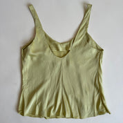 100% silk green tea tank (L/XL)