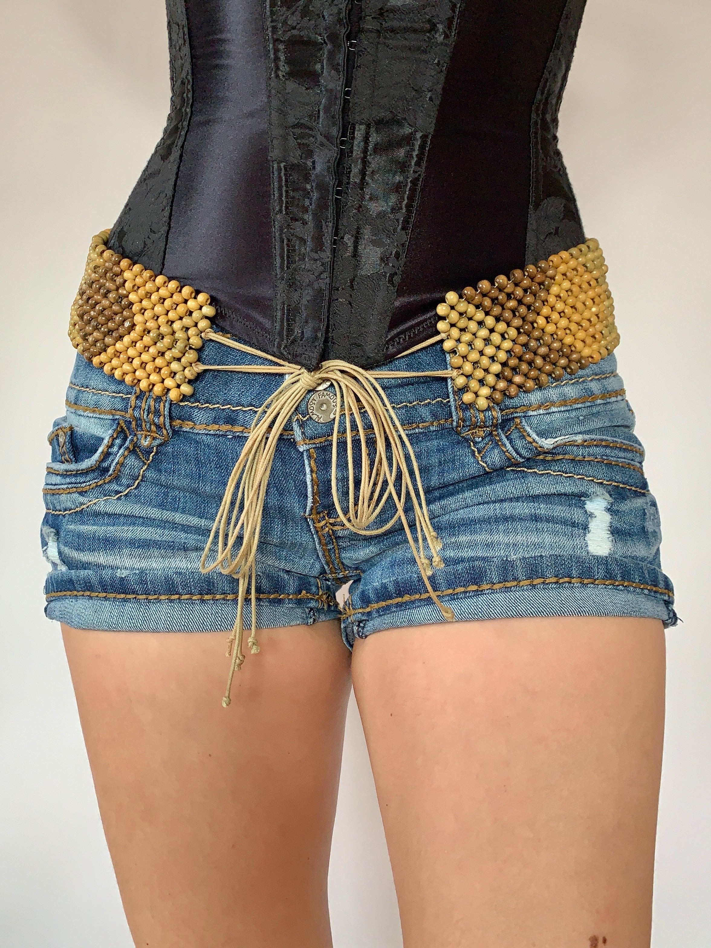 Beaded Boho Belt (S/M)